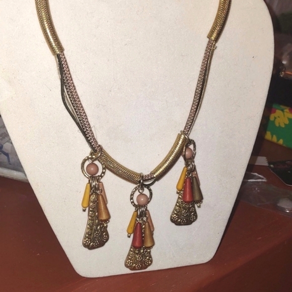 Victorian Style Beads Dangle Drop Corded Necklace (Choice) - Picture 1 of 17